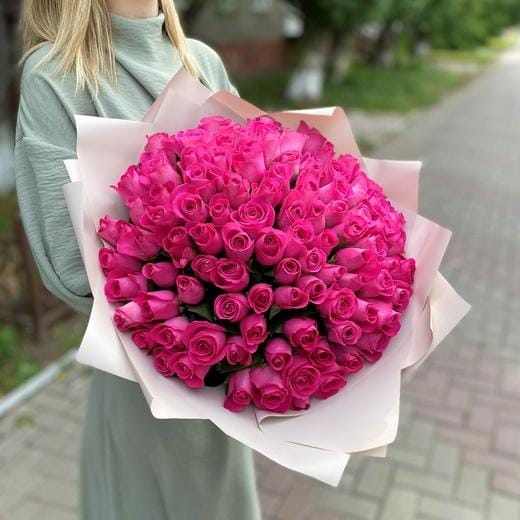 101 розовая роза кения