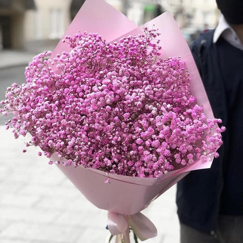buket-iz-rozovoy-gipsofily-11-sht розовые гипсофилы в букете